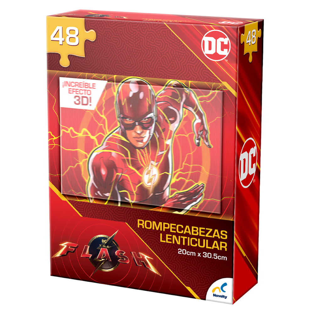 Rompecabezas Lenticular The Flash de 48 Piezas