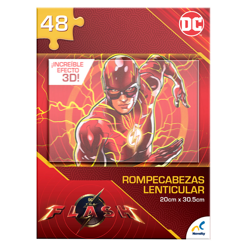 Rompecabezas Lenticular The Flash de 48 Piezas