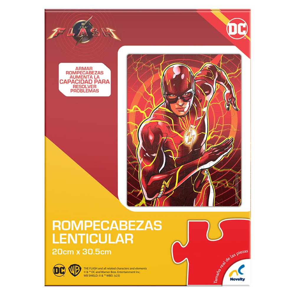 Rompecabezas Lenticular The Flash de 48 Piezas
