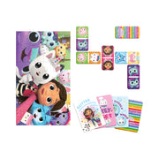 Set de Juegos 3 En 1 Memoria,dominó y rompecabezas Gabby´s Dollhouse