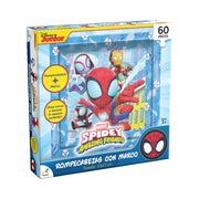Rompecabezas Infantil Con Marco Spidey 60 Piezas