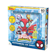 Rompecabezas Infantil Con Marco Spidey 60 Piezas