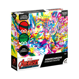 Rompecabezas Imágenes Ocultas Marvel Avengers 500 Piezas