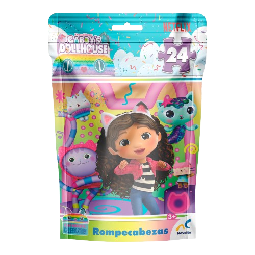 Pack Rompecabezas Gabby’s Dollhouse y Dora – 24 Piezas Cada Uno | Set Infantil