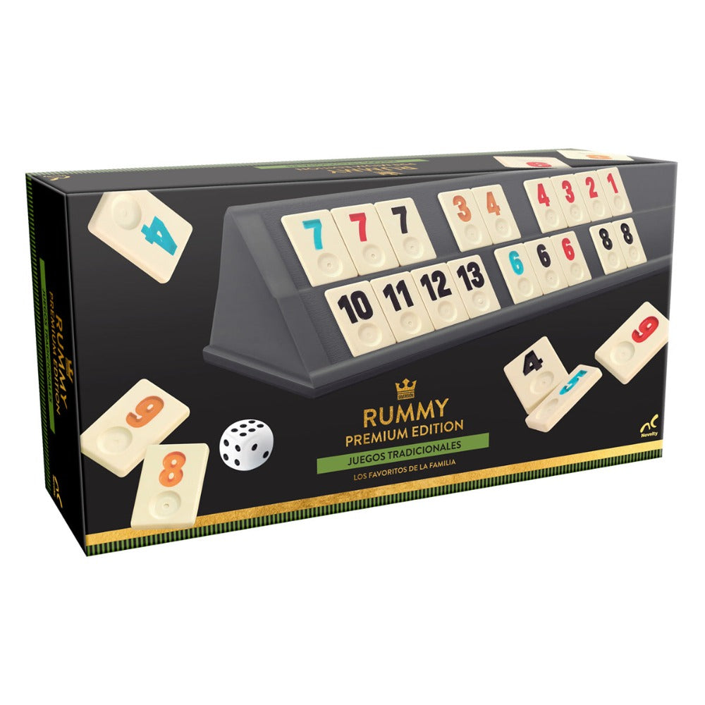 Juego De Mesa En Familia Rummy Premium Edition