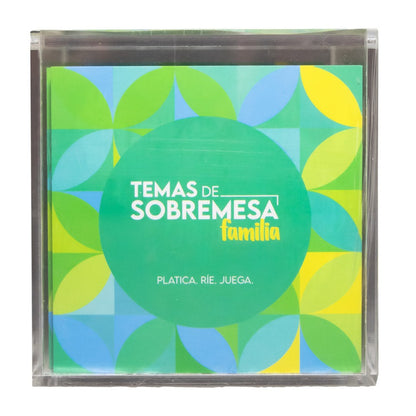 Juego De Cartas Temas De Sobremesa Familia