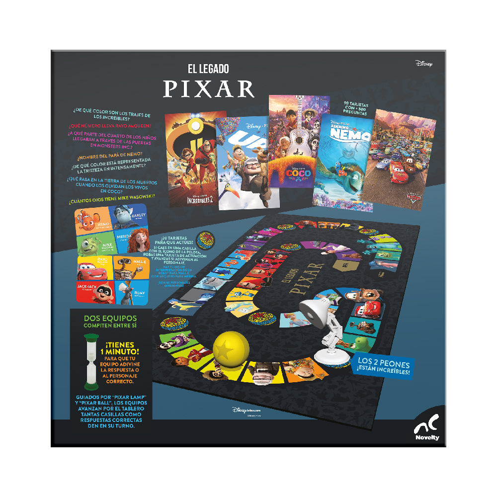 Juego De Mesa En Familia El Legado Pixar