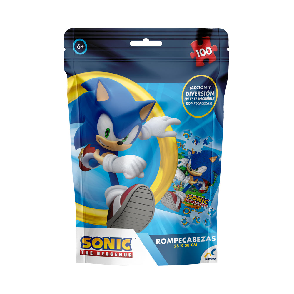 Rompecabezas Sonic Bolsa Foil 100 Piezas