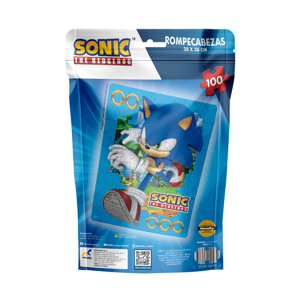 Rompecabezas Sonic Bolsa Foil 100 Piezas
