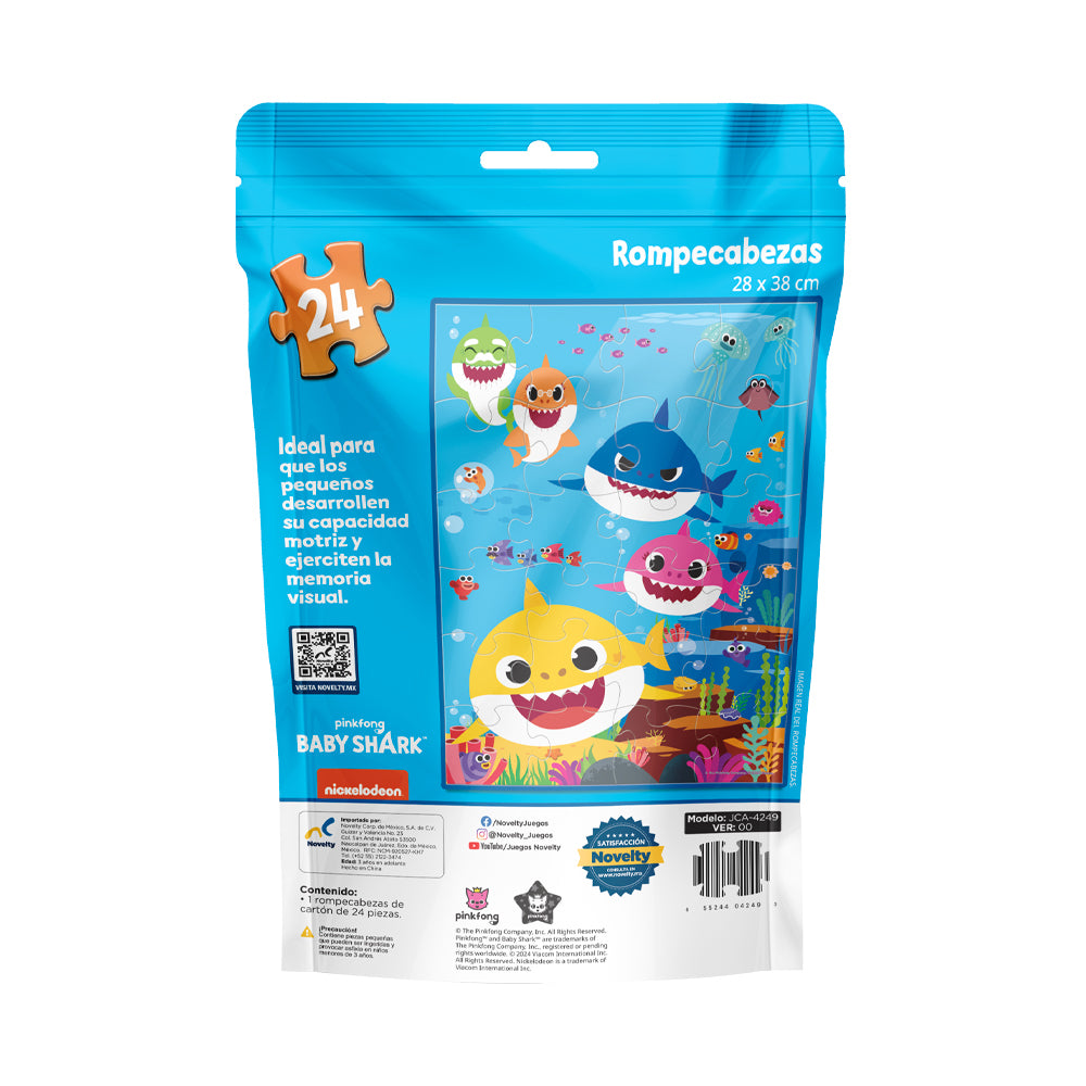 Rompecabezas Baby Shark 24 piezas | Novelty