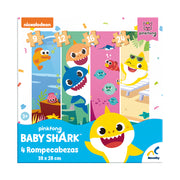 Rompecabezas 4 En 1 Baby Shark