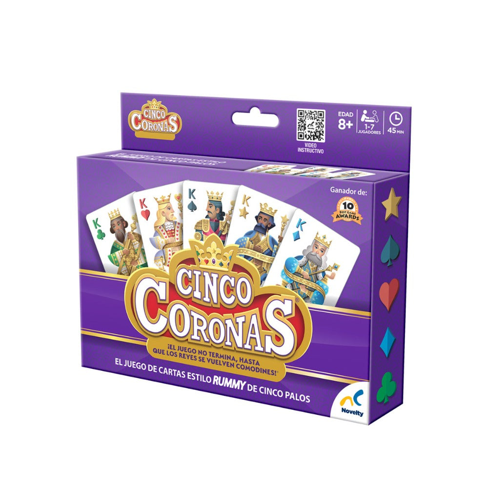 Juego De Cartas Cinco Coronas