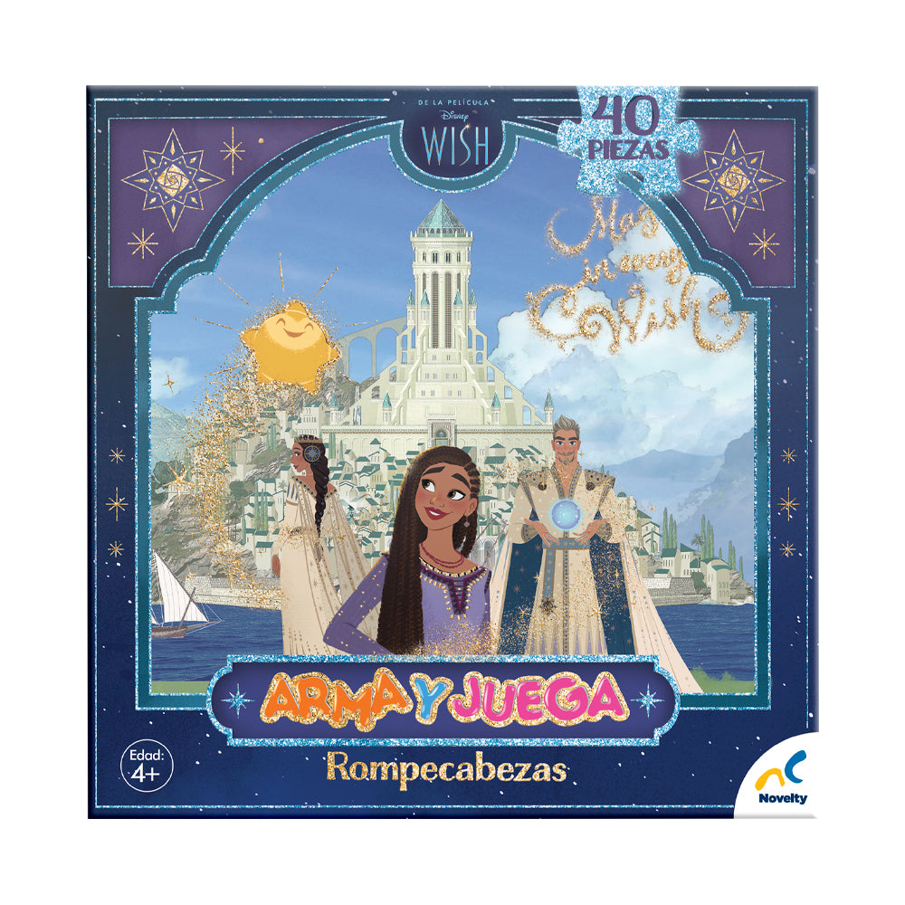 Ropecabezas Infantil Arma Y Juega Wish 40pz