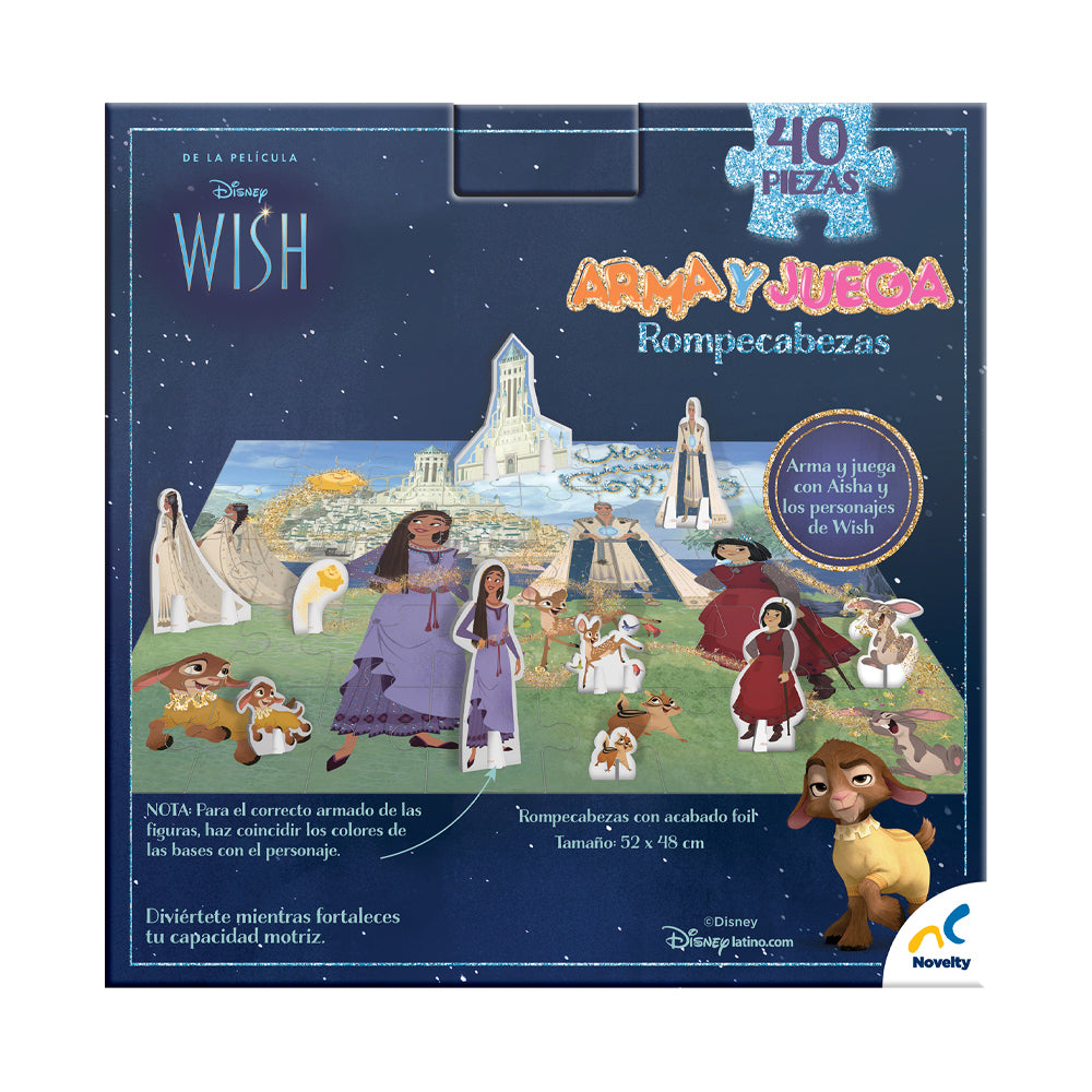 Ropecabezas Infantil Arma Y Juega Wish 40pz