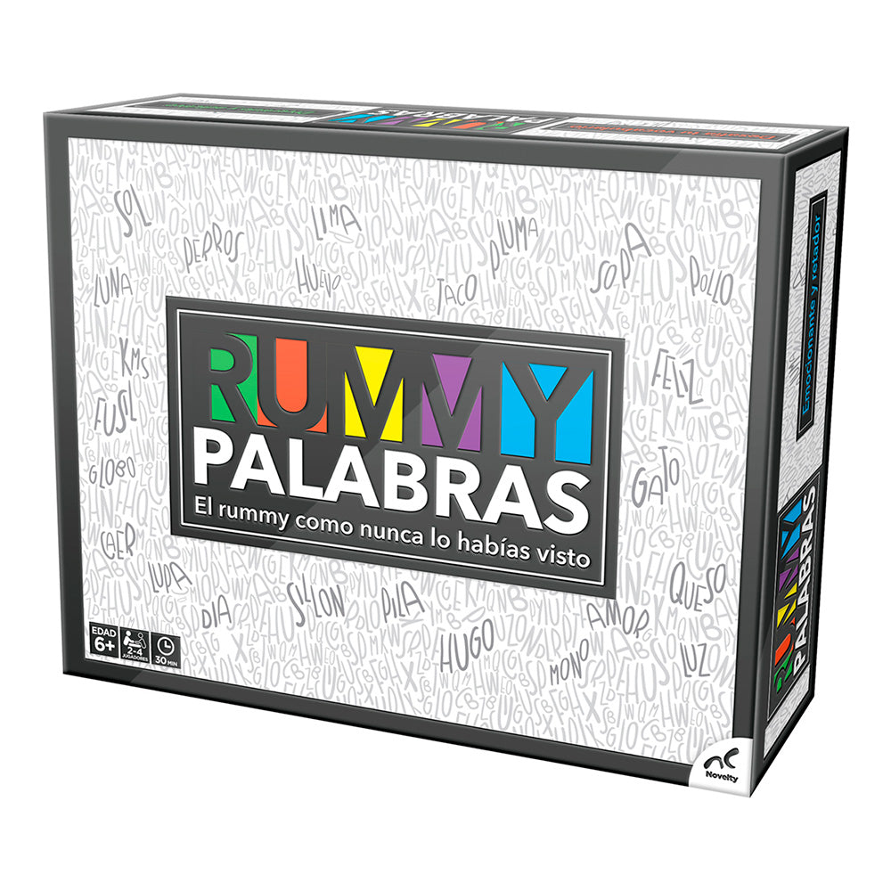 Rummy Palabras – Juego de Mesa Educativo Familiar | Novelty