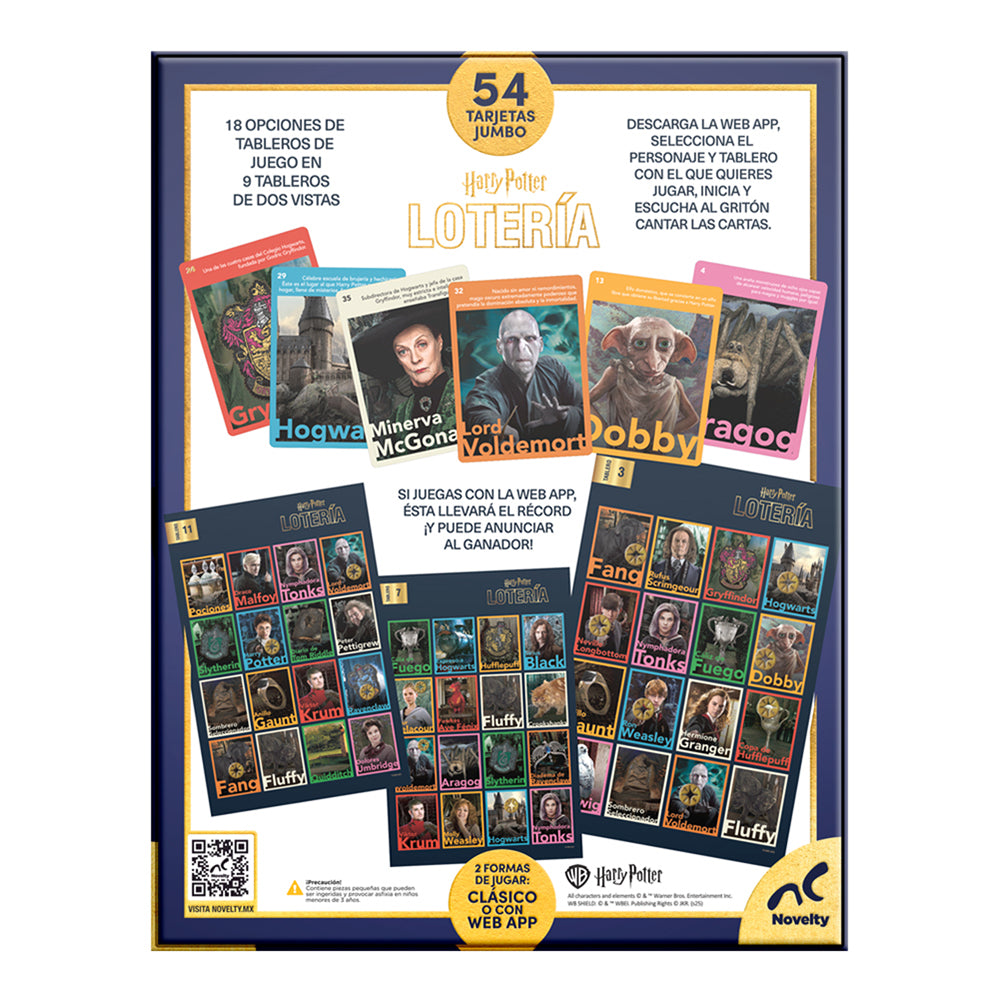 Lotería Harry Potter | Juego de mesa clásico Novelty