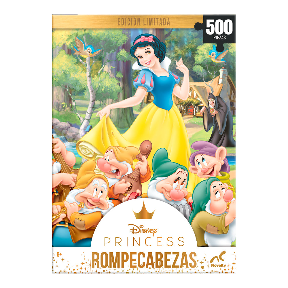 Rompecabezas de 500 piezas de Blanca Nieves de Disney, edición limitada para coleccionistas
