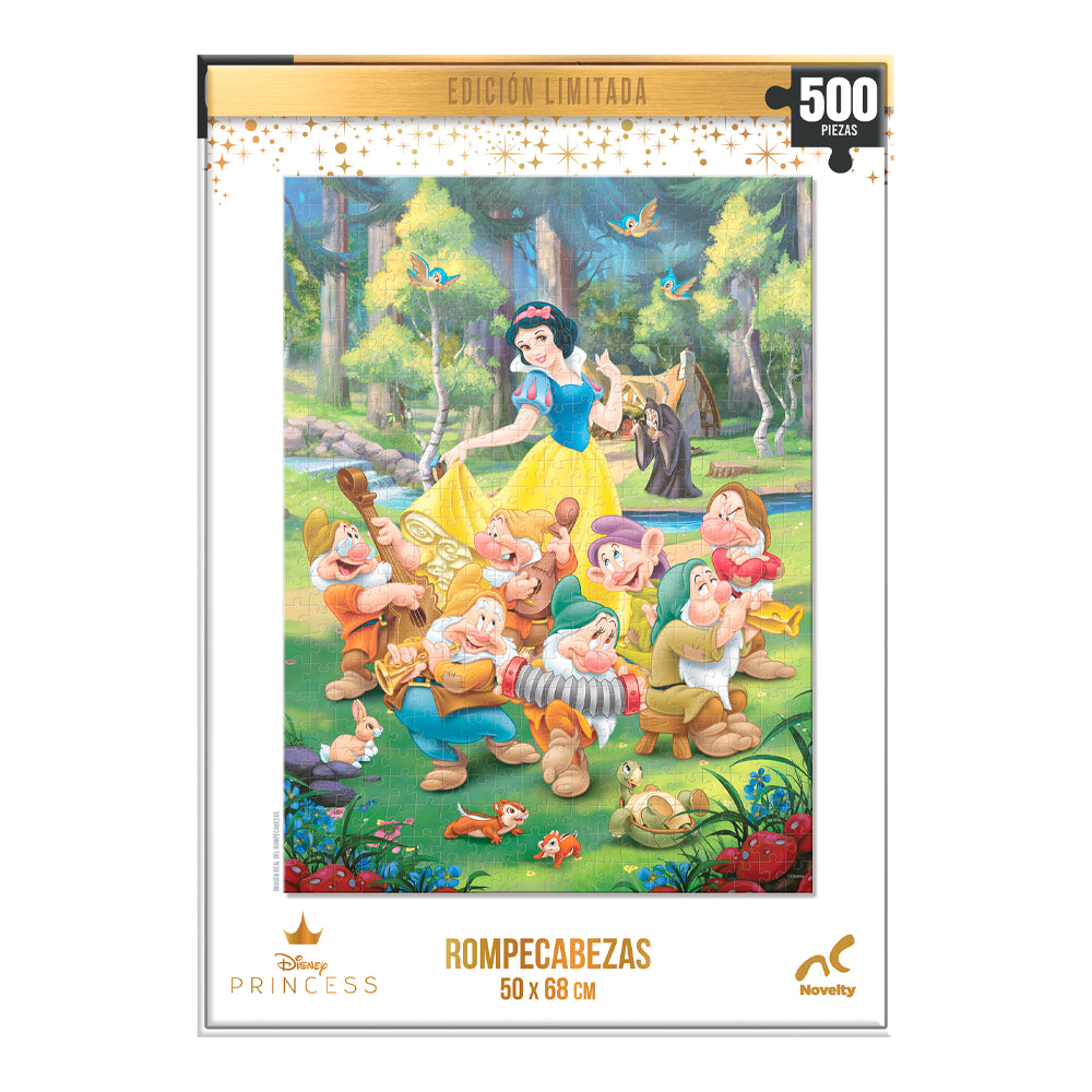 Rompecabezas de 500 piezas de Blanca Nieves de Disney, edición limitada para coleccionistas