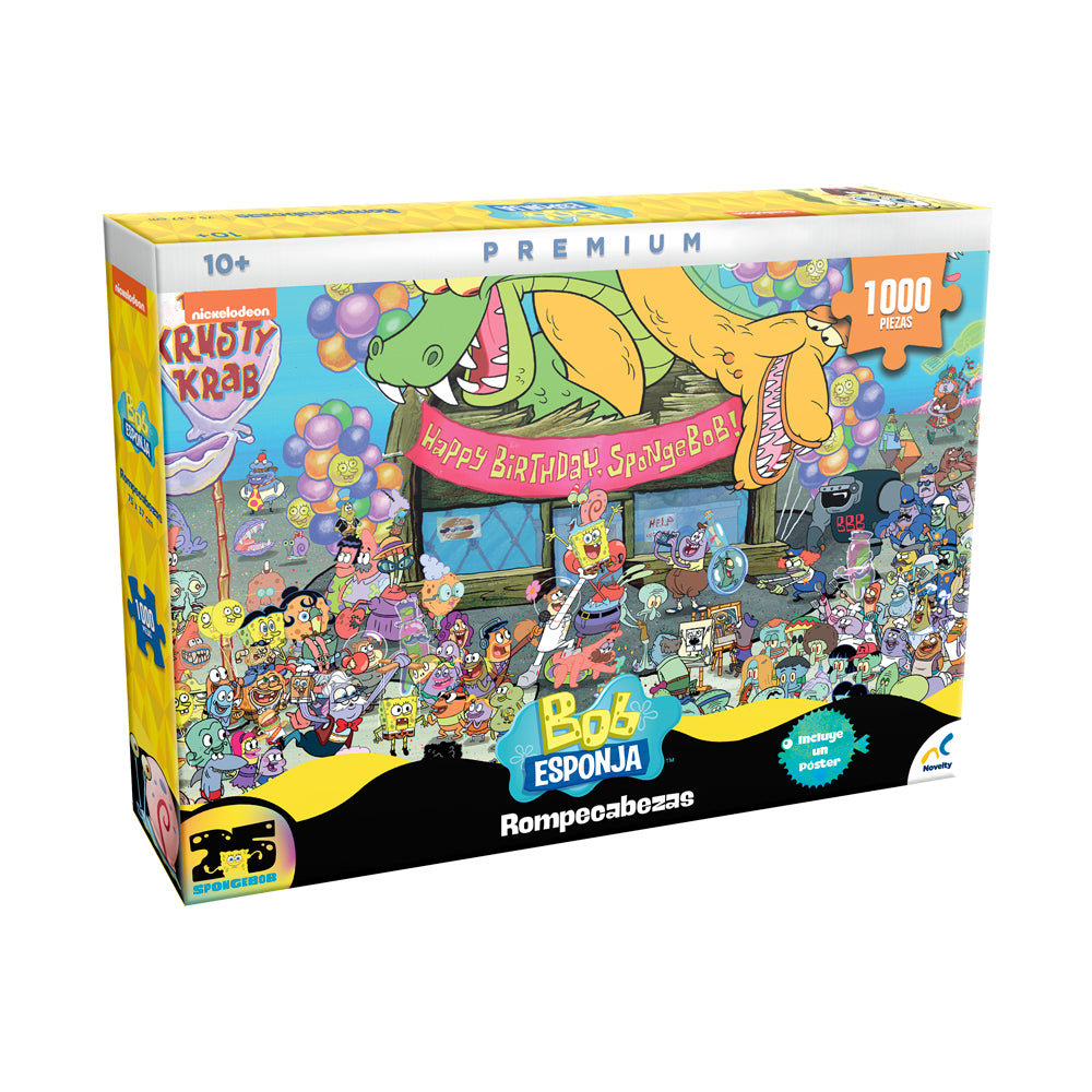 Rompecabezas Bob Esponja 1000 Piezas | Novelty