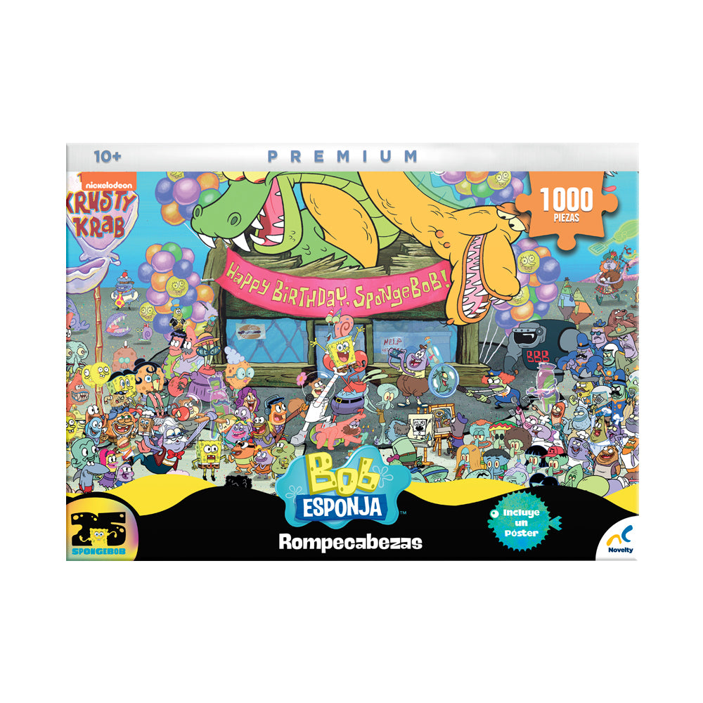 Rompecabezas Bob Esponja 1000 Piezas | Novelty
