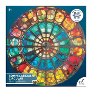 Rompecabezas Circular Barnizado Vitral 500 Piezas