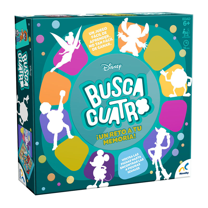  Juego de Mesa Busca Cuatro Memoria Disney | Novelty