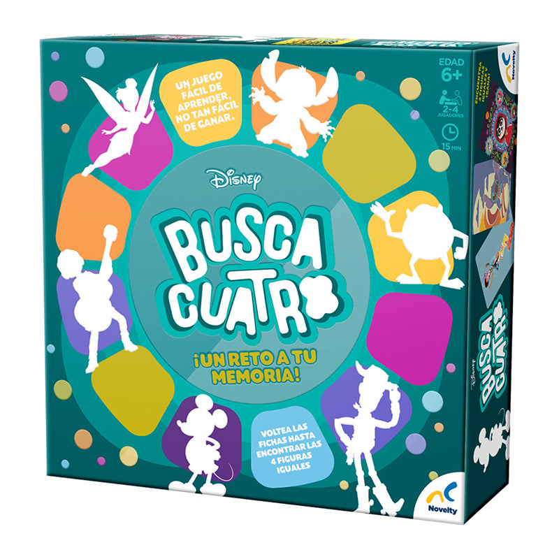  Juego de Mesa Busca Cuatro Memoria Disney | Novelty