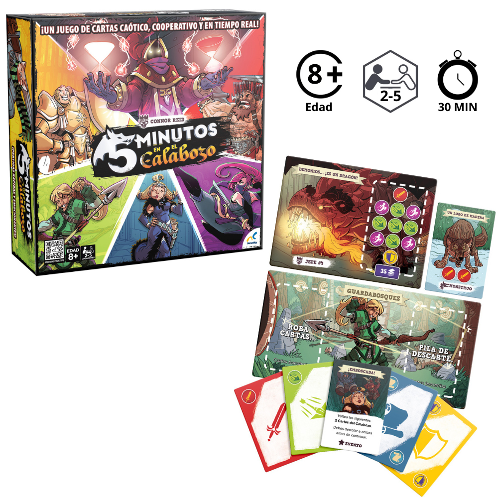 Juego de Mesa 5 Minutos en el Calabozo