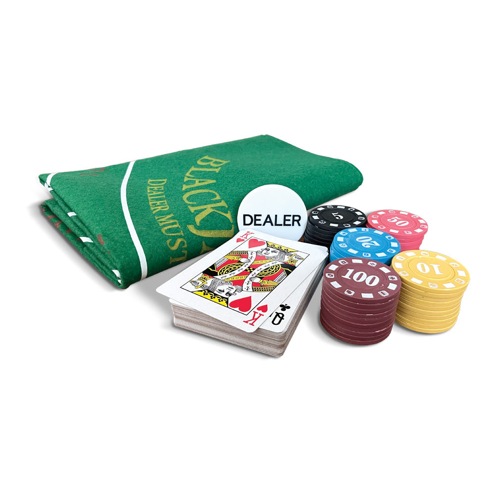 Casino Póker Novelty – Juego de Mesa con Tapete y Fichas