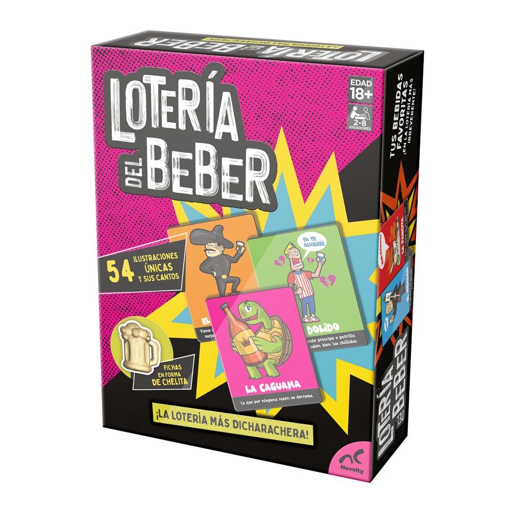 Juego de mesa Lotería del Beber