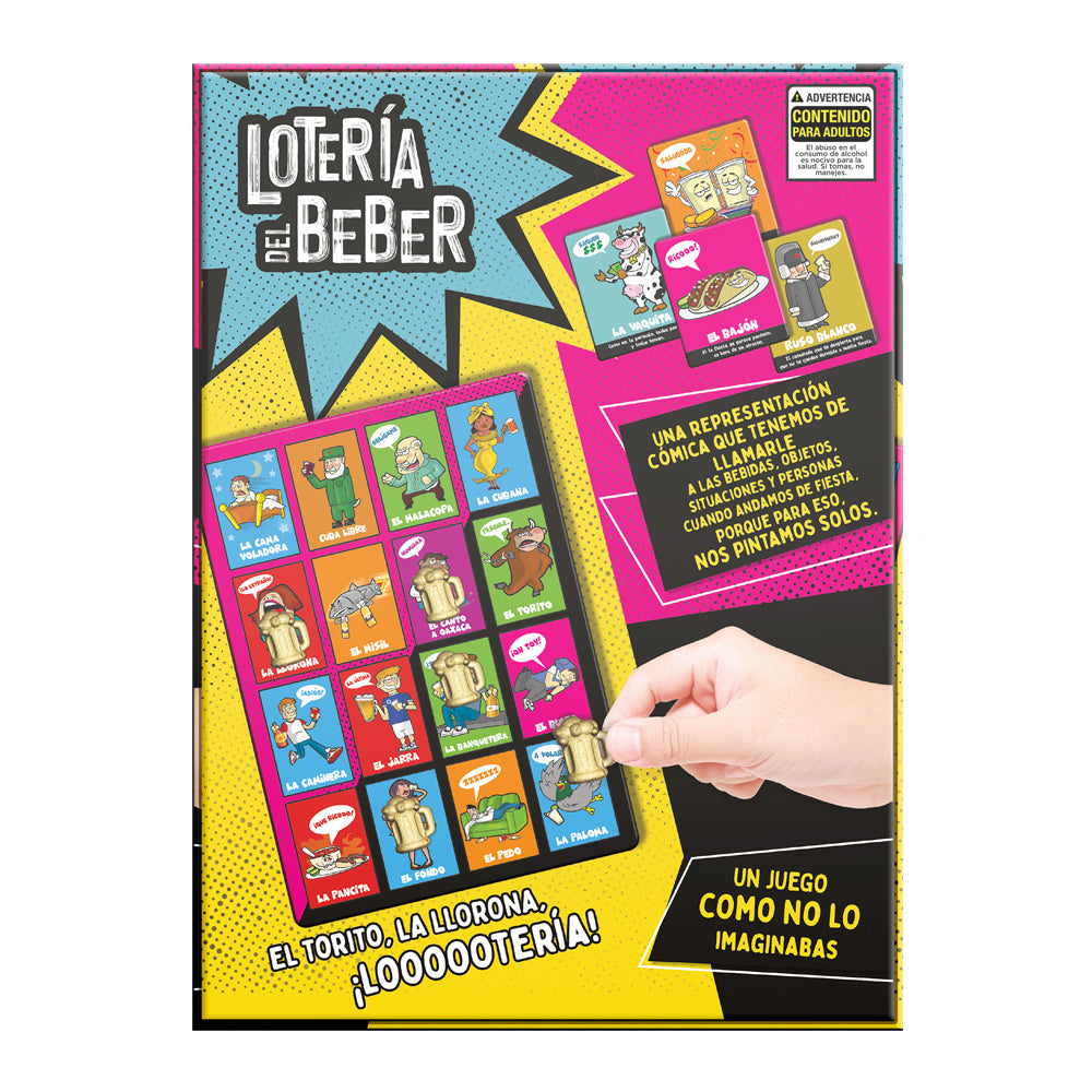 Juego de mesa Lotería del Beber