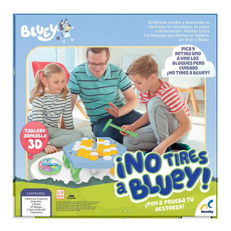 Juego de Mesa No Tires a Bluey – Diversión y Estrategia para Niños | Novelty