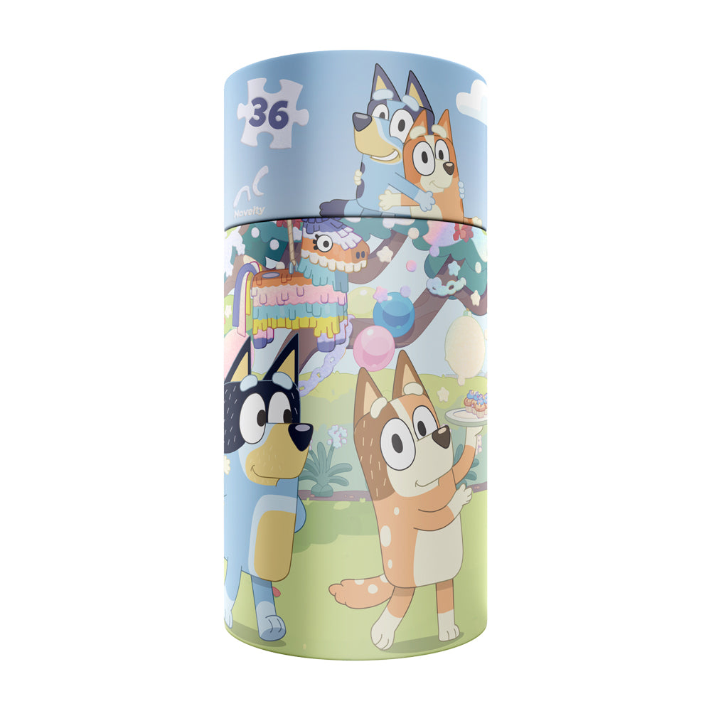 Rompecabezas Infantil en Cilindro Bluey 36 Piezas