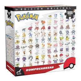 Rompecabezas Pokémon Edición Original 1000 Piezas | 151 Pokémon Kanto
