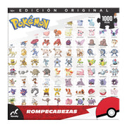 Rompecabezas Pokémon Edición Original 1000 Piezas | 151 Pokémon Kanto