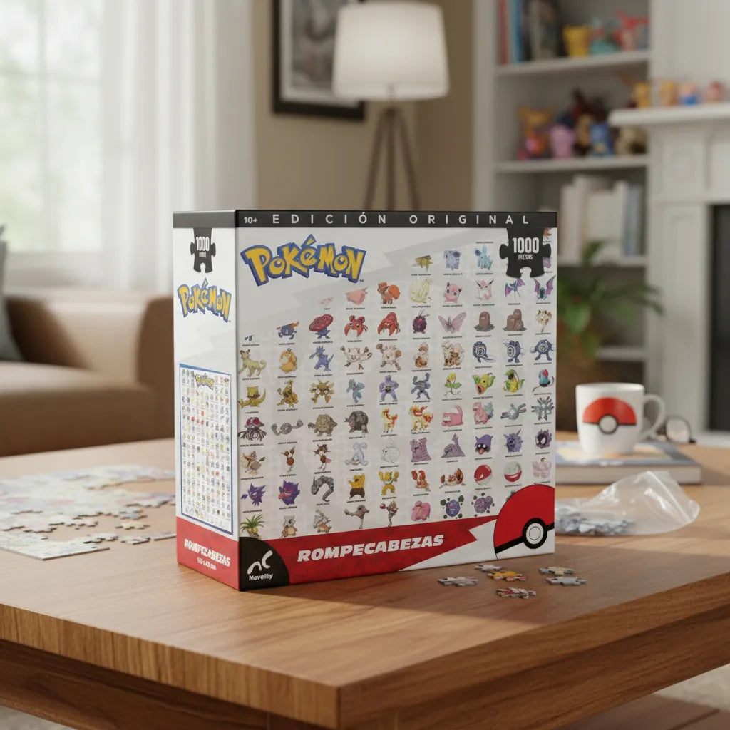 Rompecabezas Pokemon Edición Original 1000 Piezas