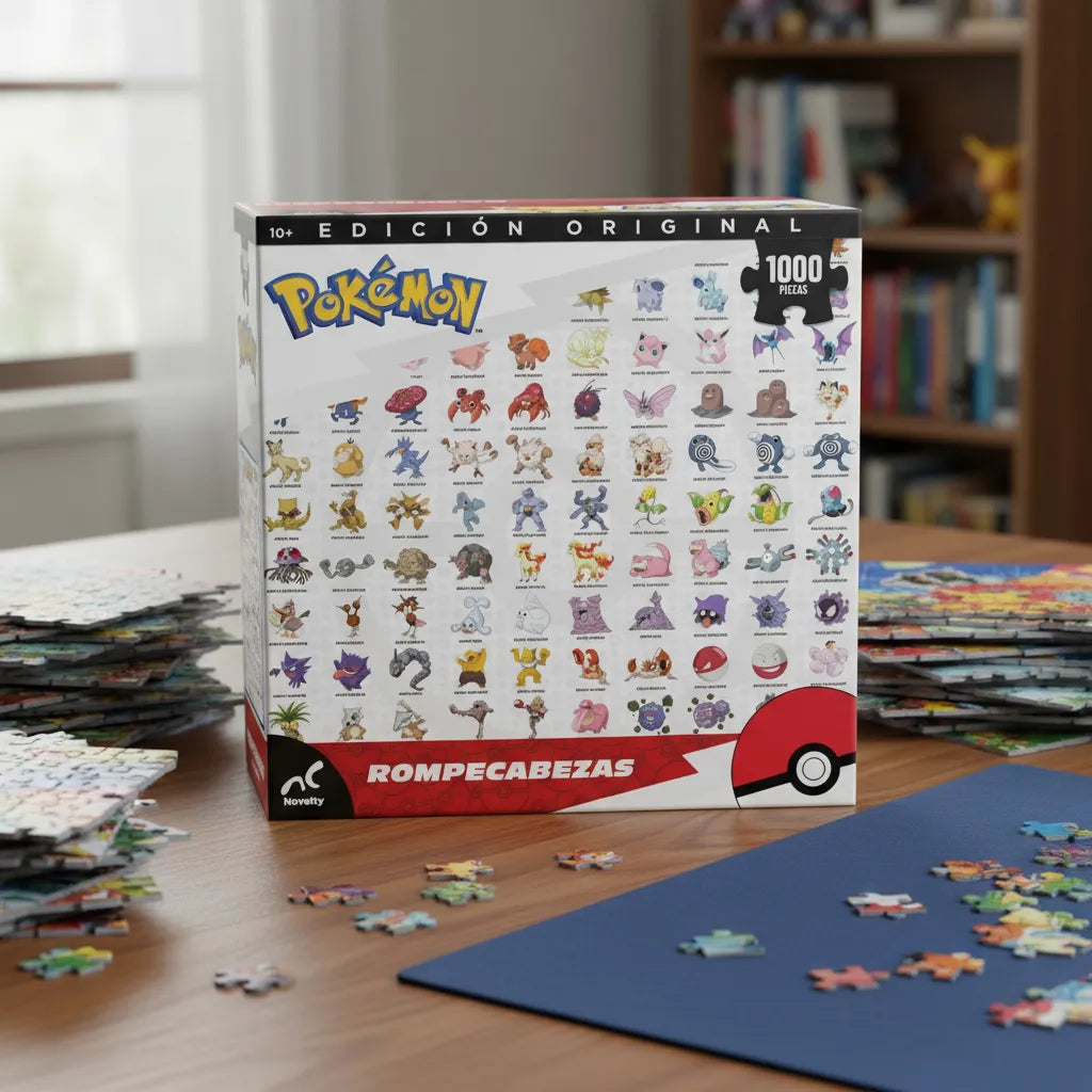 Rompecabezas Pokemon Edición Original 1000 Piezas