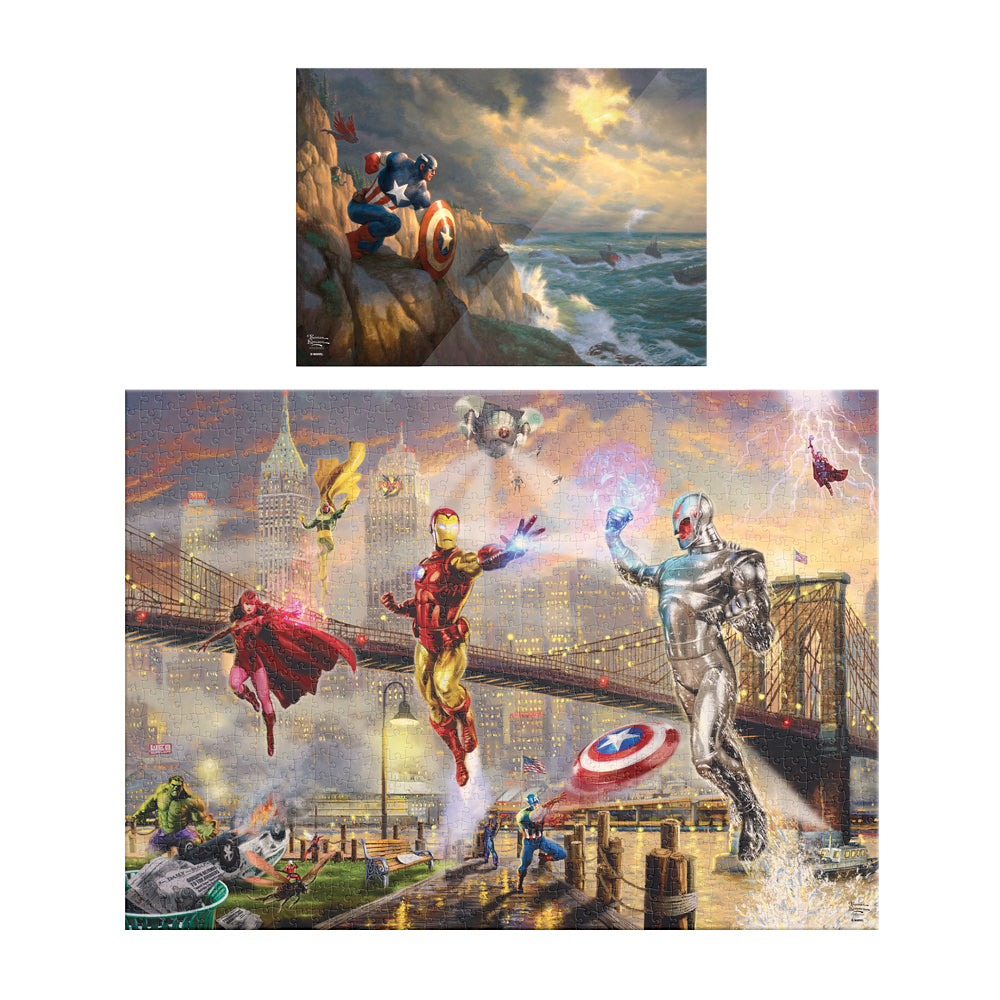 Rompecabezas Premium Iron Man - Tomas Kinkade 1000 Piezas