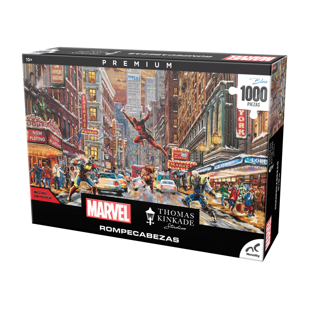 Rompecabezas Premium Deadpool - Tomas Kinkade 1000 Piezas