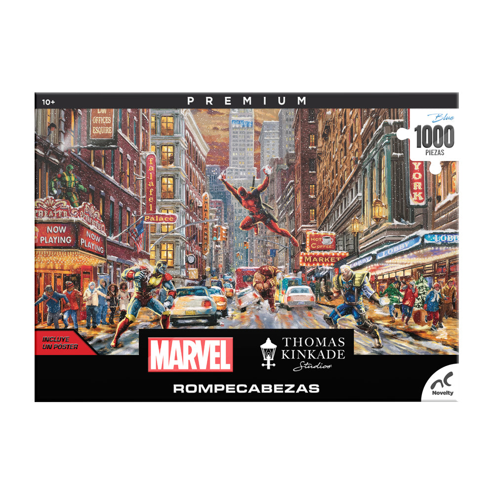 Rompecabezas Premium Deadpool - Tomas Kinkade 1000 Piezas