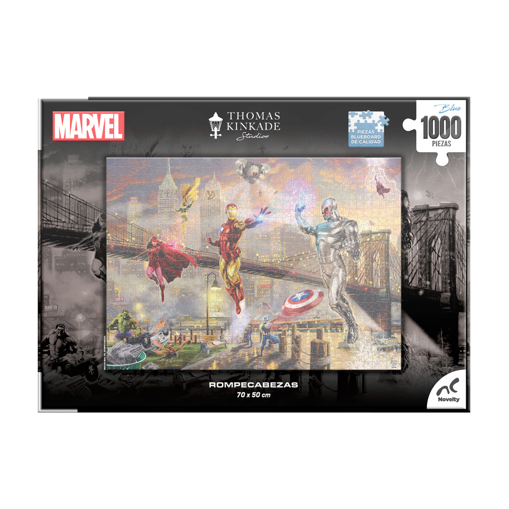 Rompecabezas Premium Deadpool - Tomas Kinkade 1000 Piezas