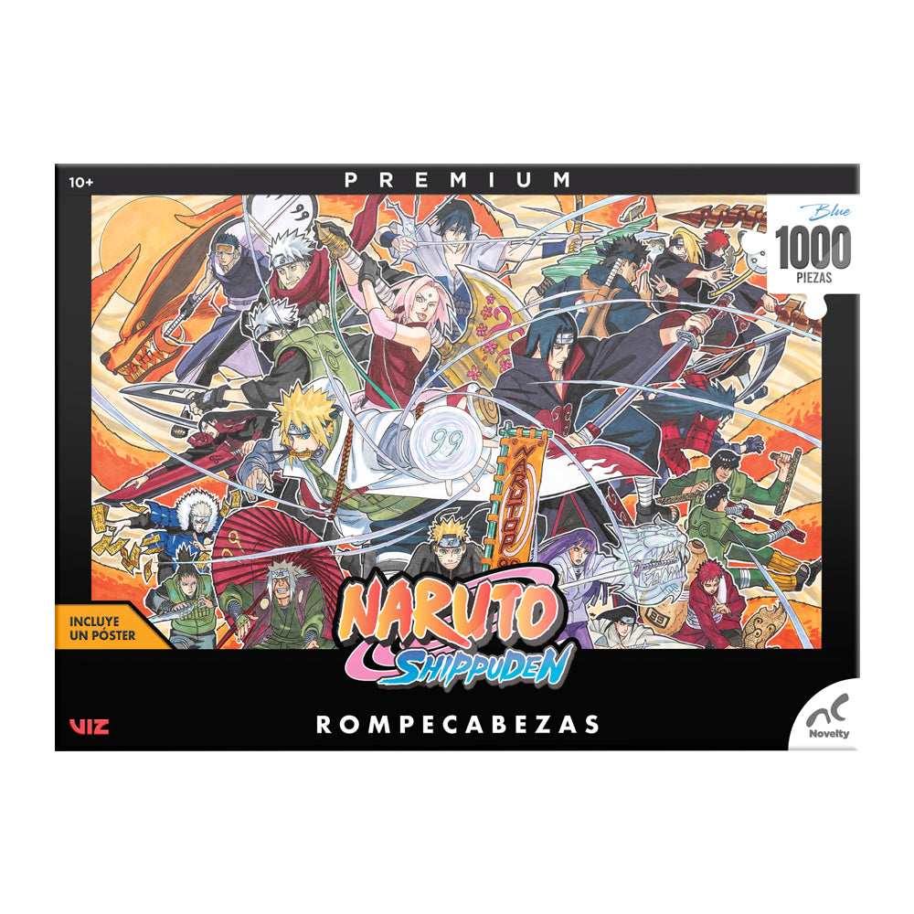 Puzzle De 500 Piezas Naruto Shippuden | Ninjas De Konoha | Rompecabezas Para Niños Y Adultos