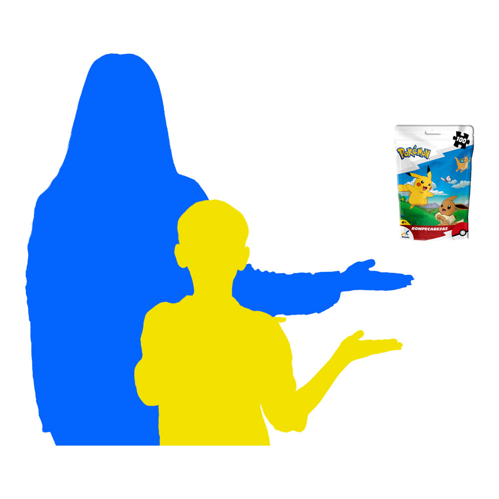 Rompecabezas Pokémon Eevee Bolsa Foil 100 Piezas