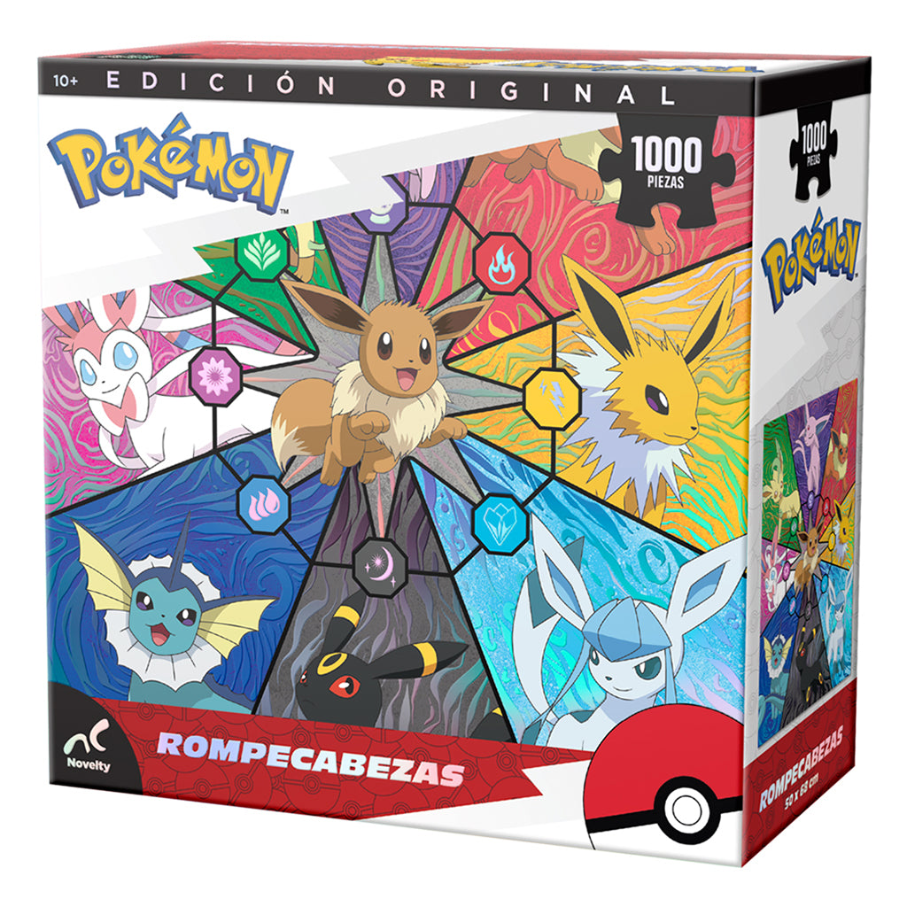 Rompecabezas Pokémon Eevee Original 1000 Piezas