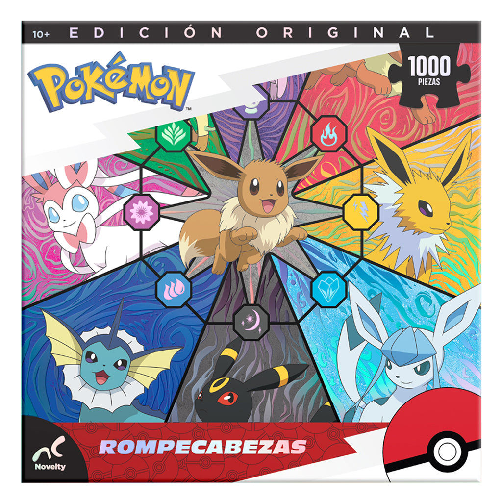 Rompecabezas Pokémon Eevee Original 1000 Piezas