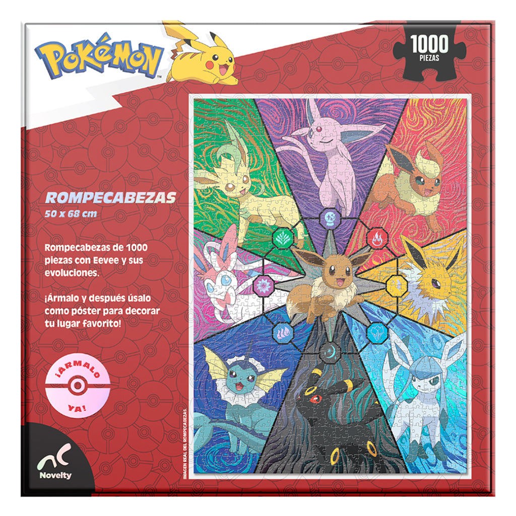 Rompecabezas Pokémon Eevee Original 1000 Piezas