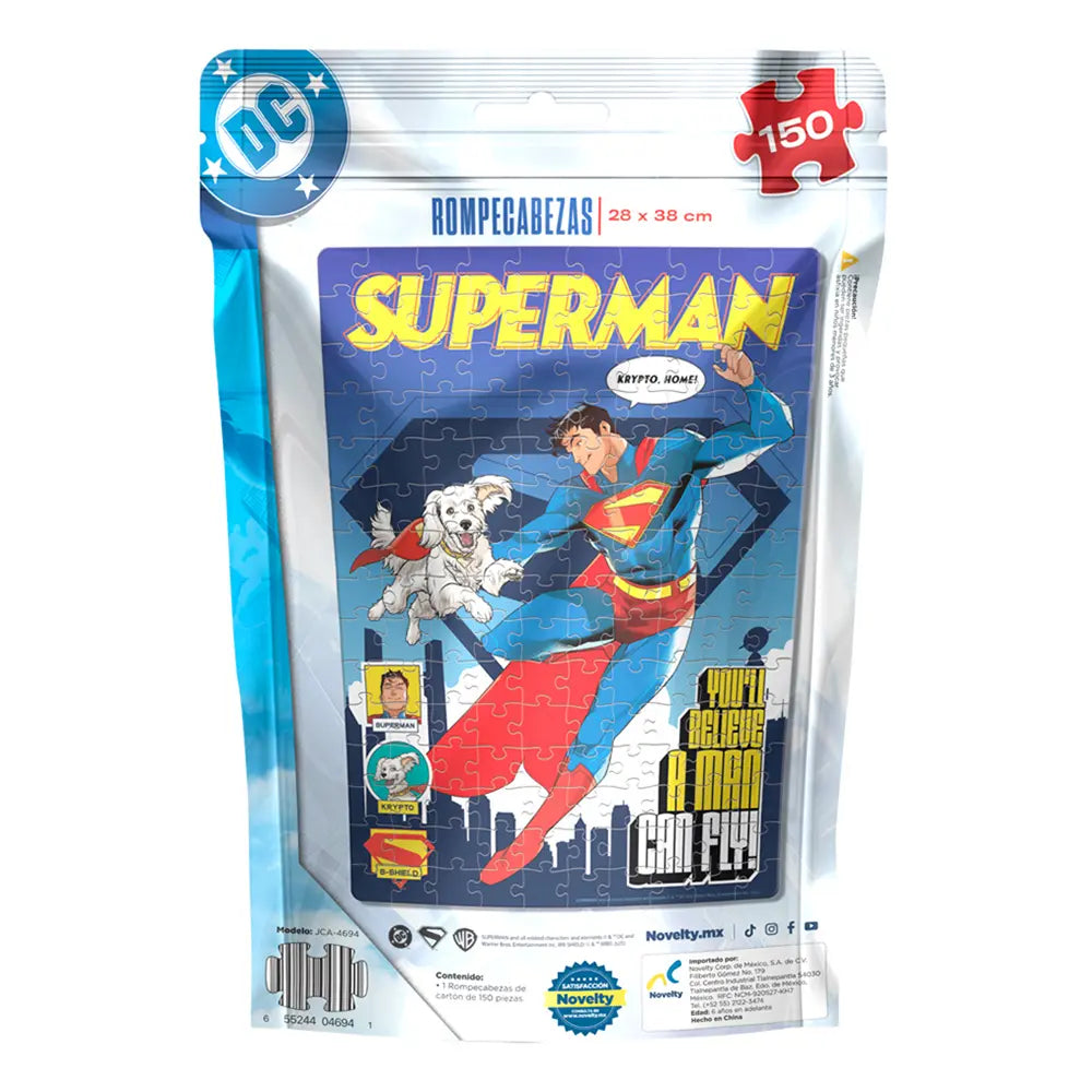 Rompecabezas Superman 150 Piezas Infantil Novelty