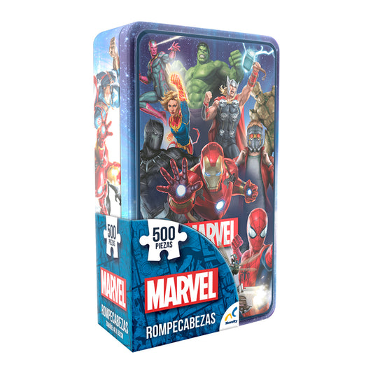 Rompecabezas Marvel Coleccionable Tin 500 Piezas