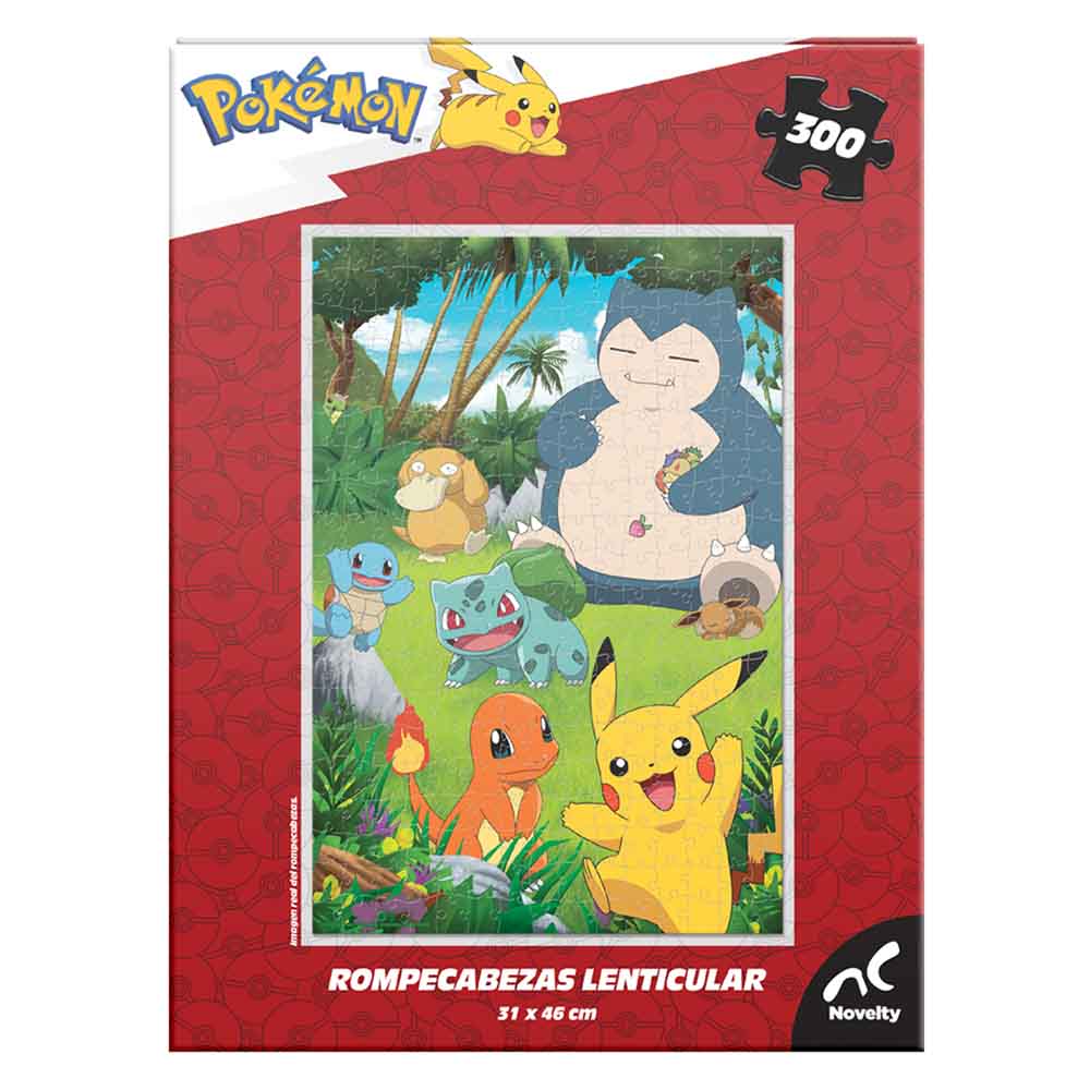 Rompecabezas Lenticular Pokémon Clásico 300 Piezas | Novelty