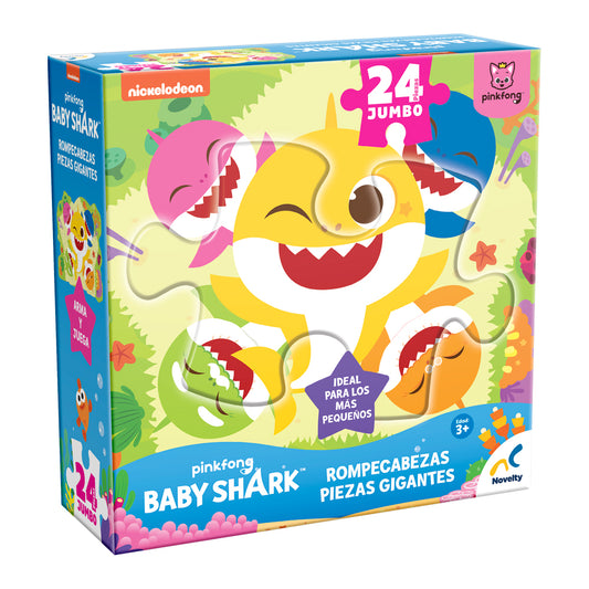 Rompecabezas infantil Baby Shark Gigante 24 Piezas.